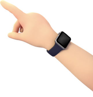 Pointing hand